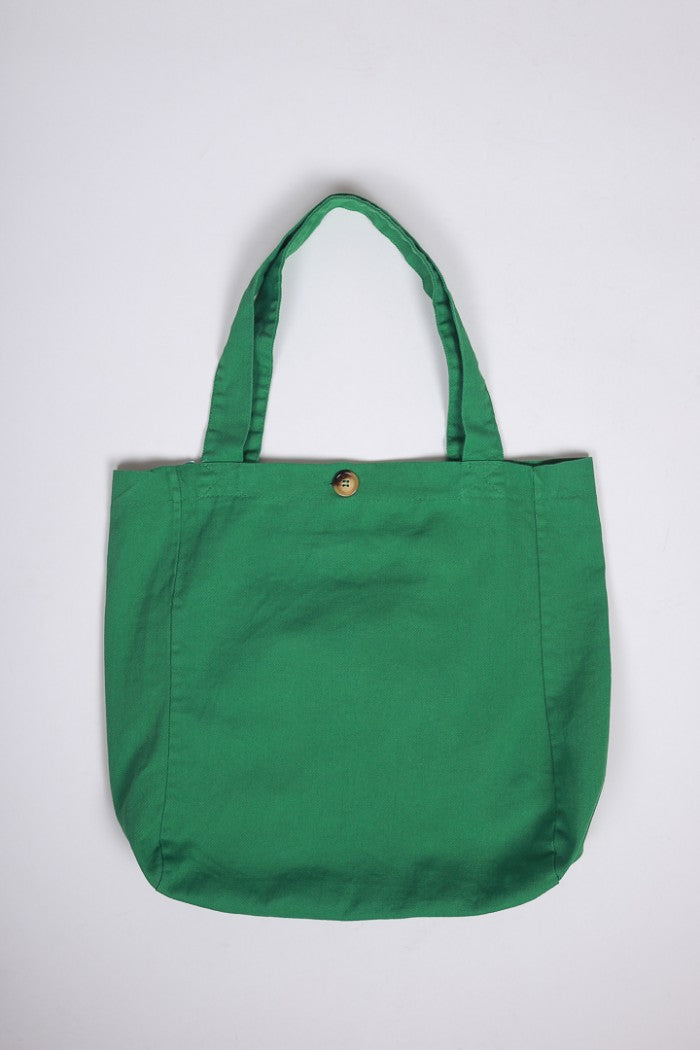 Bolso de loneta verde esmeralda con opción de personalizarlo