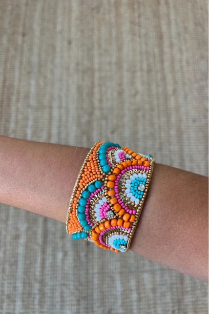 Brazalete ajustable naranja...