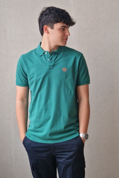 Polo de hombre verde