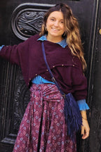 Jersey cruzado tenn con tachas