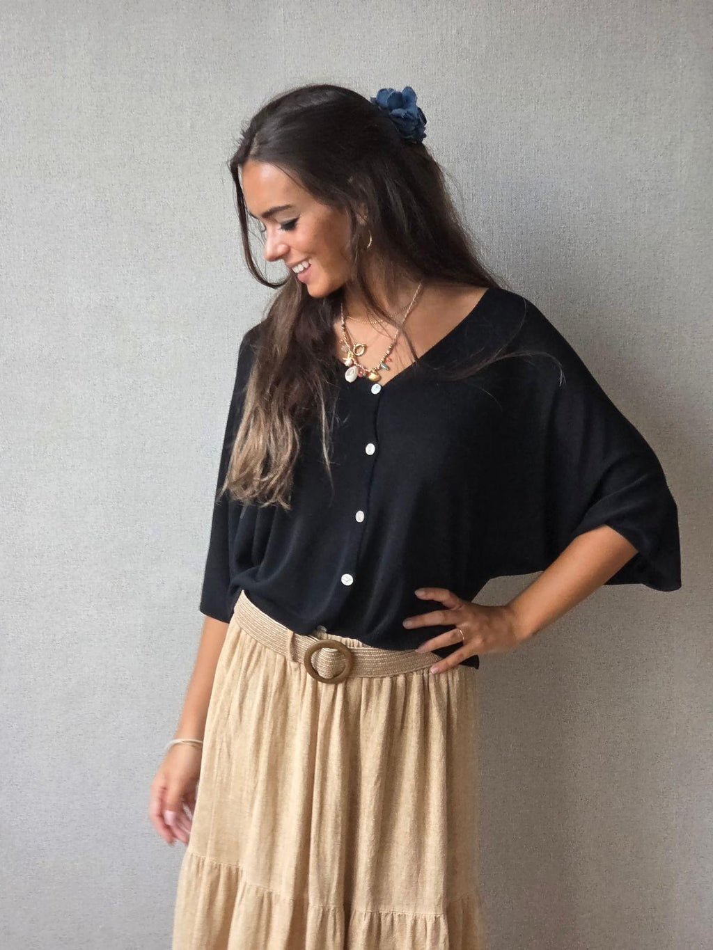 Jersey-chaqueta botones