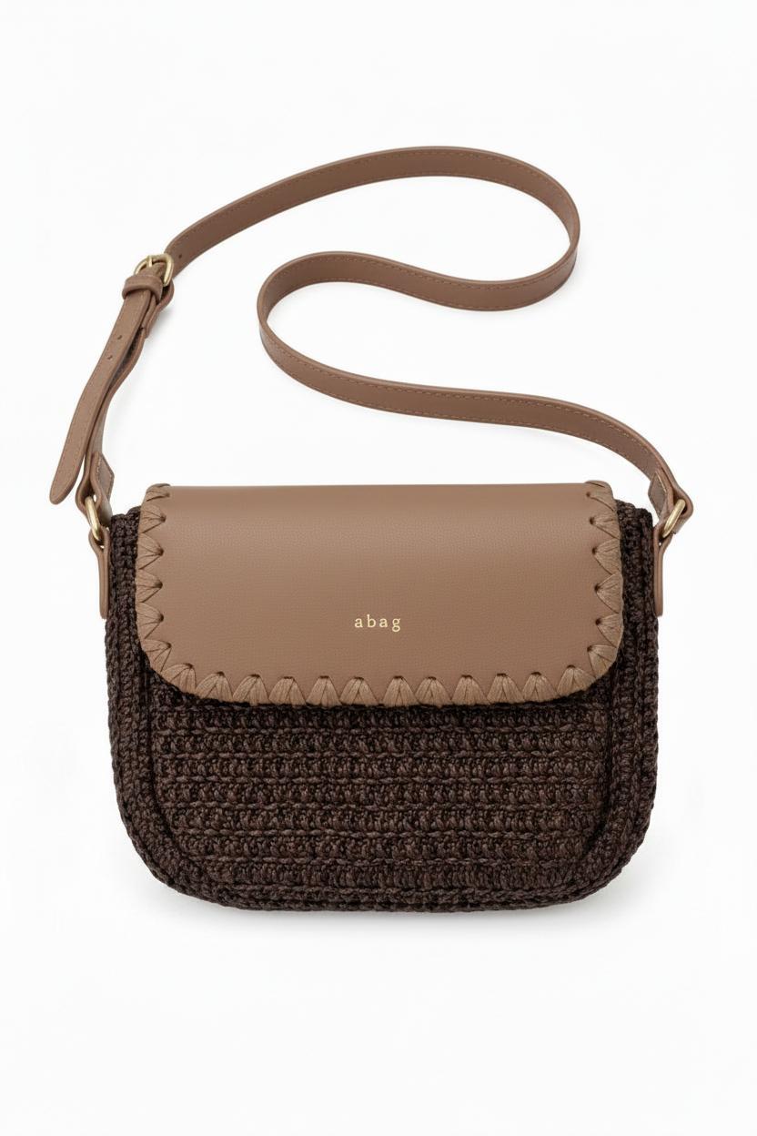Bolso bandolera berenjena