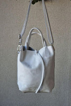 Bolso Marta tipo bombonera blanco