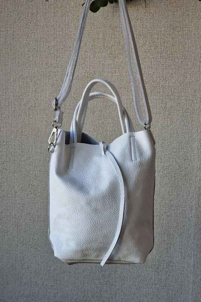 Bolso Marta tipo bombonera blanco