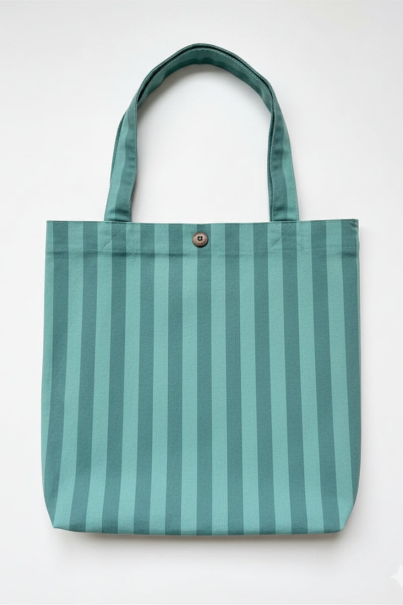 Bolsa de rayas verde