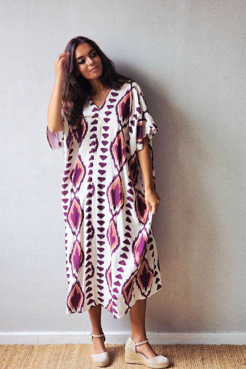 Vestido Rombos Oversize