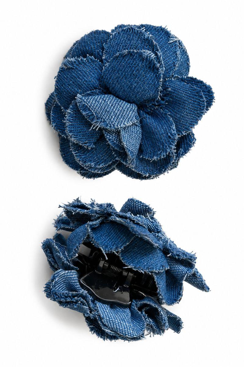 pINZA FLOR TELA VAQUERA