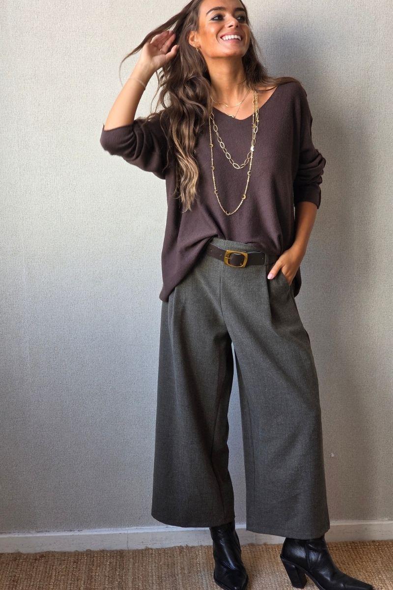 Pantalón culotte básico Liberatta