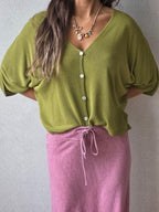 Jersey-chaqueta botones
