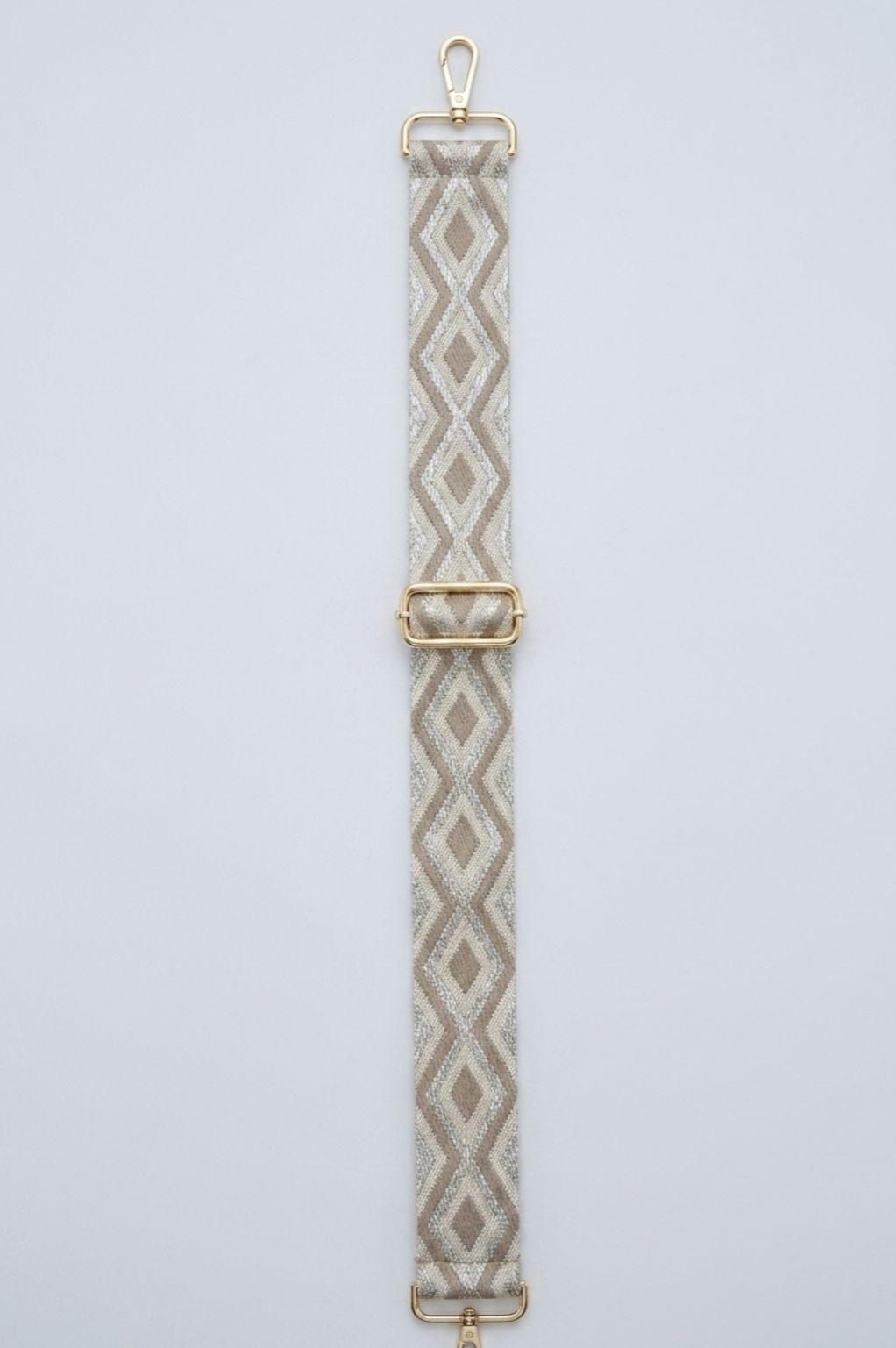 Correa para bolsos beige