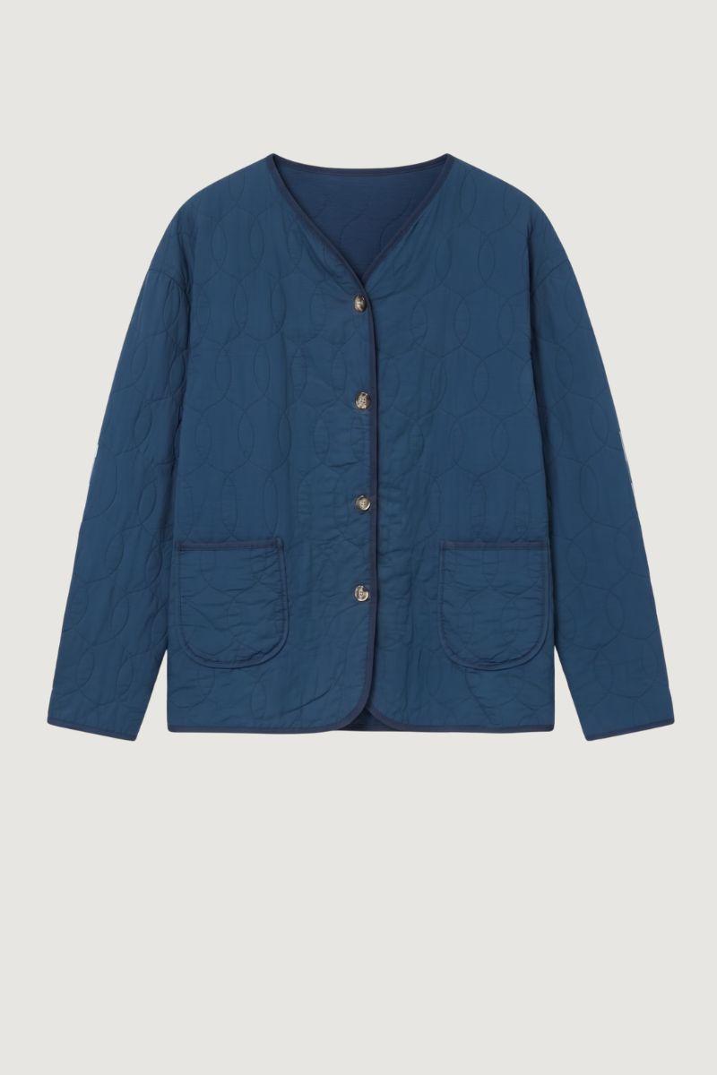 Chaqueta acolchada azul