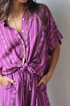 Blusa estampada rombos