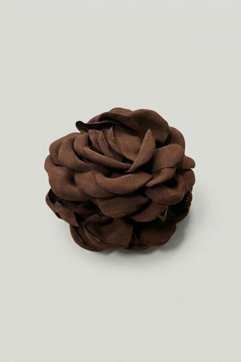 Pinza flor chocolate
