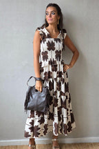 Bolso con flecos chocolate
