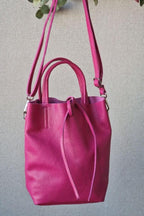 Bolso Marta tipo cubo fucsia