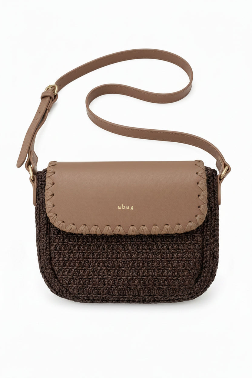 Bolso bandolera chocolate