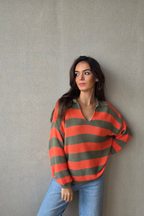 Jersey Rayas - Salvia