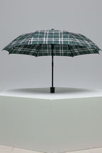 Paraguas cuadros pequeños verde militar