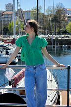 Blusa Manga Farol Verde Andalucía
