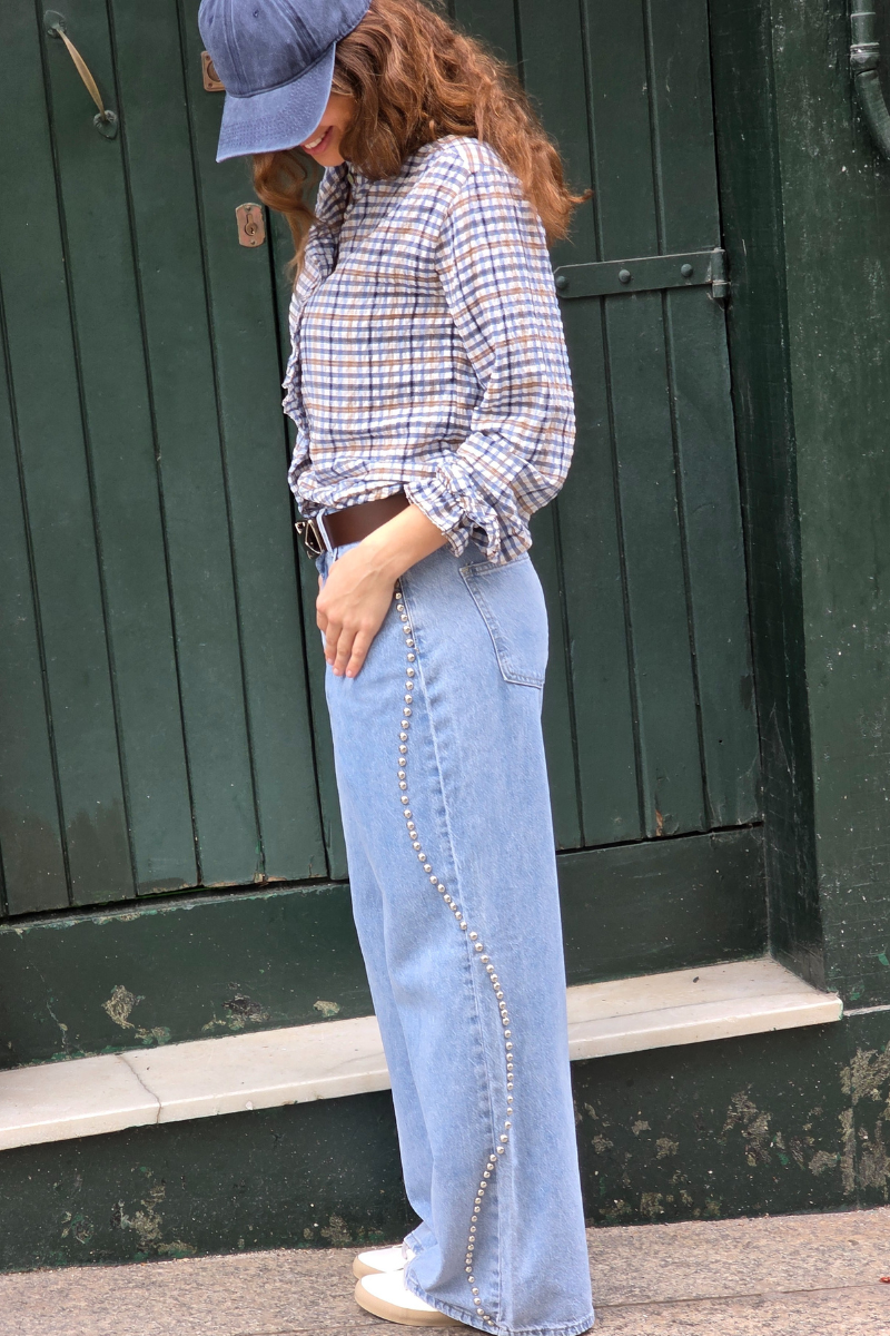 Vaquero con Tachuelas Laterales