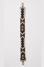 Correa Ajustable para Bolso Tonos Berenjena y Beige