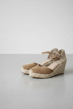 Alpargata Valenciana Cuña Camel - Plataforma Yute 8cm