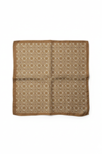 PAÑUELO ESTAMPADO CACHEMIR MOSTAZA