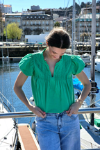 Blusa Manga Farol Verde Andalucía
