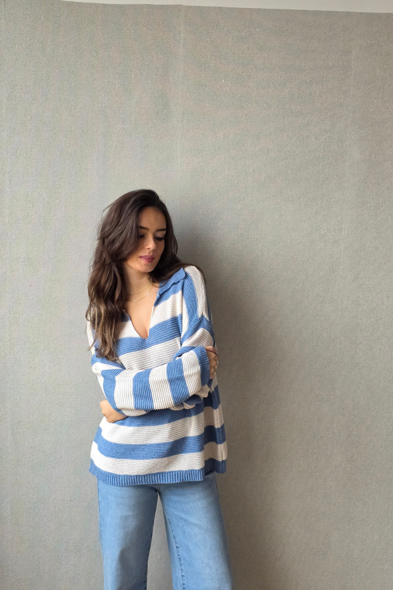 Jersey Rayas - Azul Jean