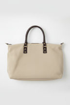 Bolso loneta oversize beige con opción a personalizar