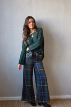 Pantalón de cuadros Belmonte azul