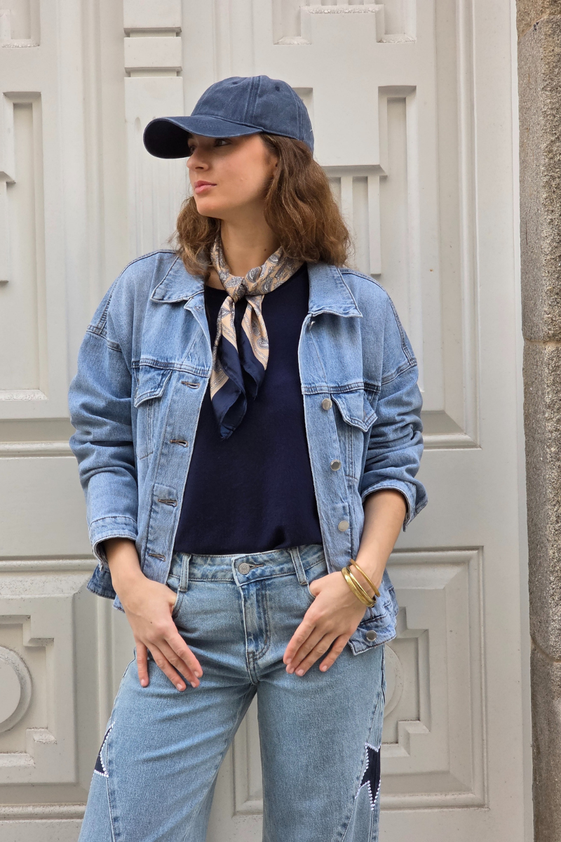 Cazadora Vaquera con Estrella