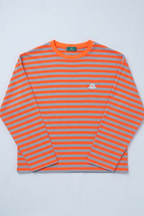 Sudadera Rayas Naranja Flúor Islas Cíes