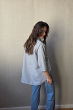 Camisa Rayas Verde Militar