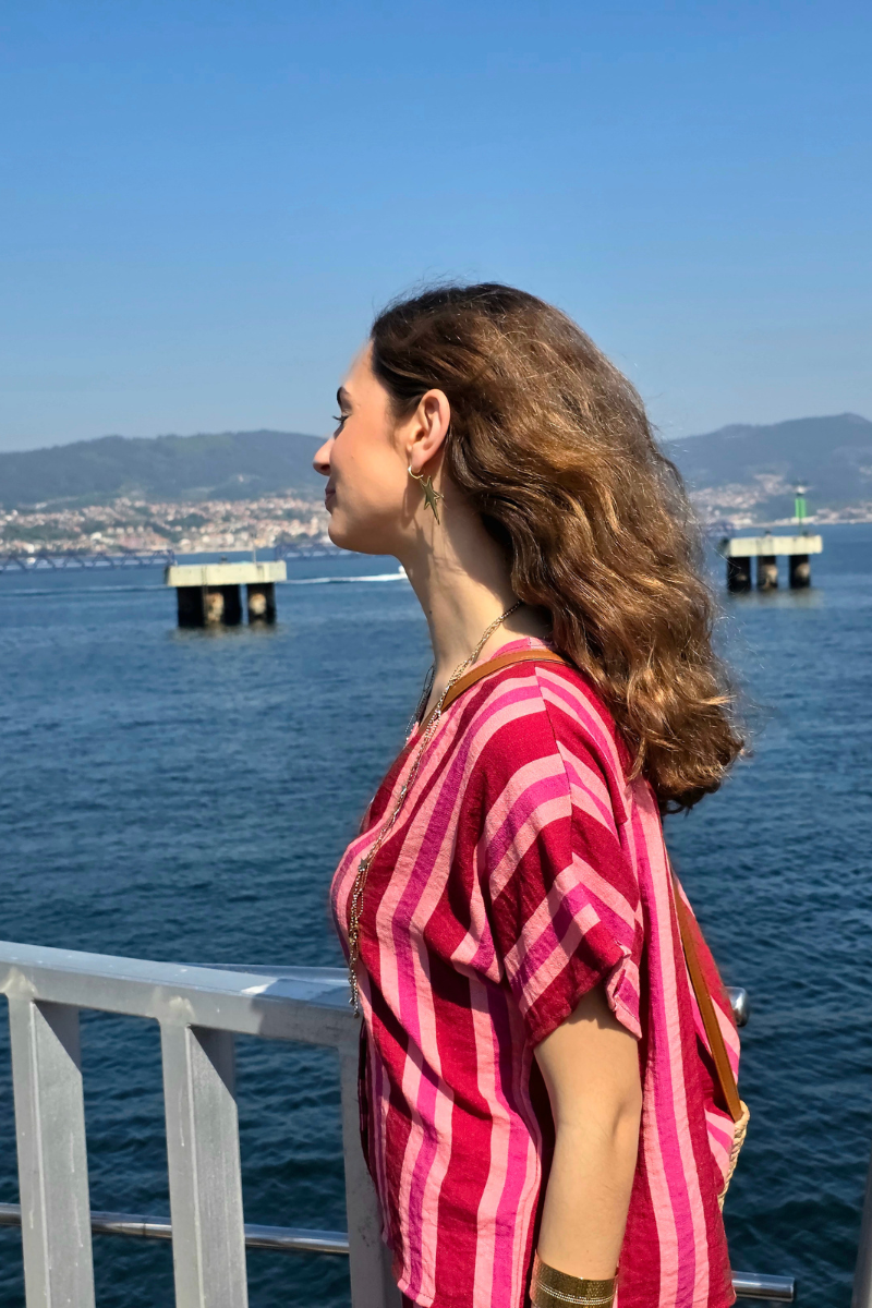 Camisa de Rayas Roja