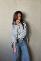 Camisa Rayas Verde Militar