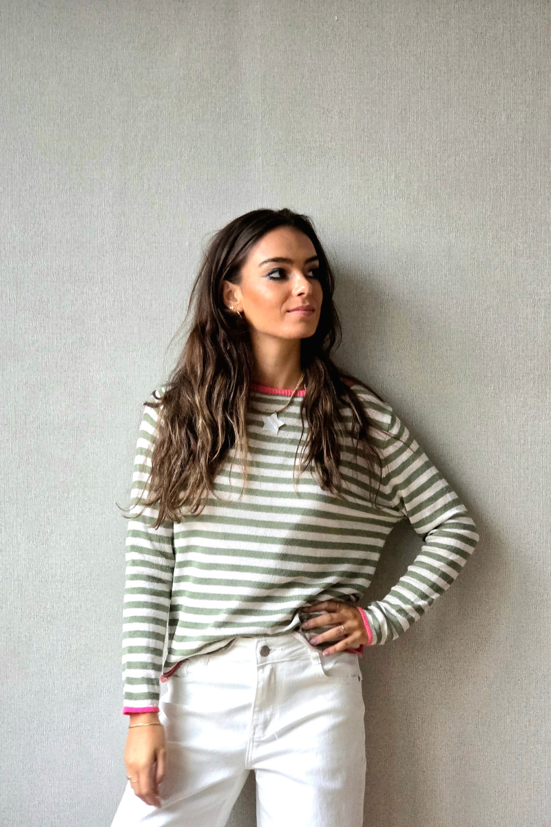 Jersey Sunset Rayas Caqui