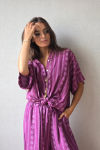 Blusa estampada rombos