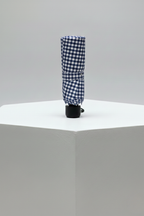 Paraguas vichy pequeño azul marino