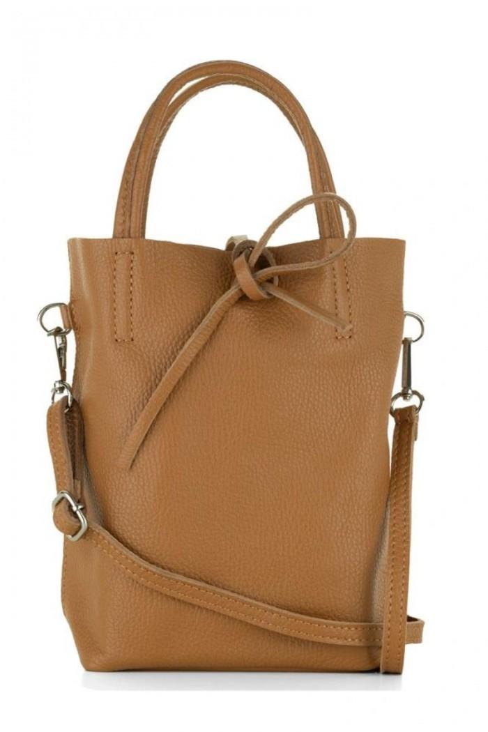 Bolso Marta tipo bombonera camel
