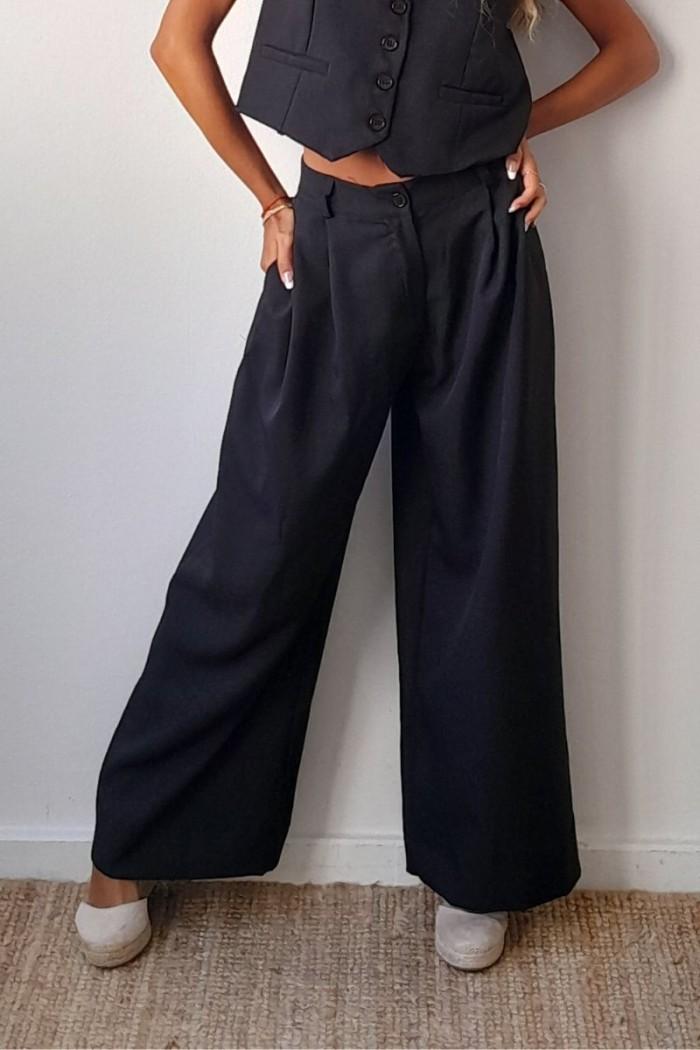 Pantalón de traje en color negro