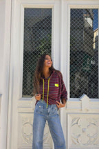 Sudadera con capucha de gris medio
