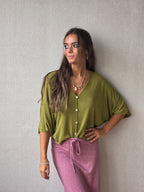 Jersey-chaqueta botones