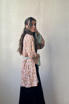 Kimono estampado naranja