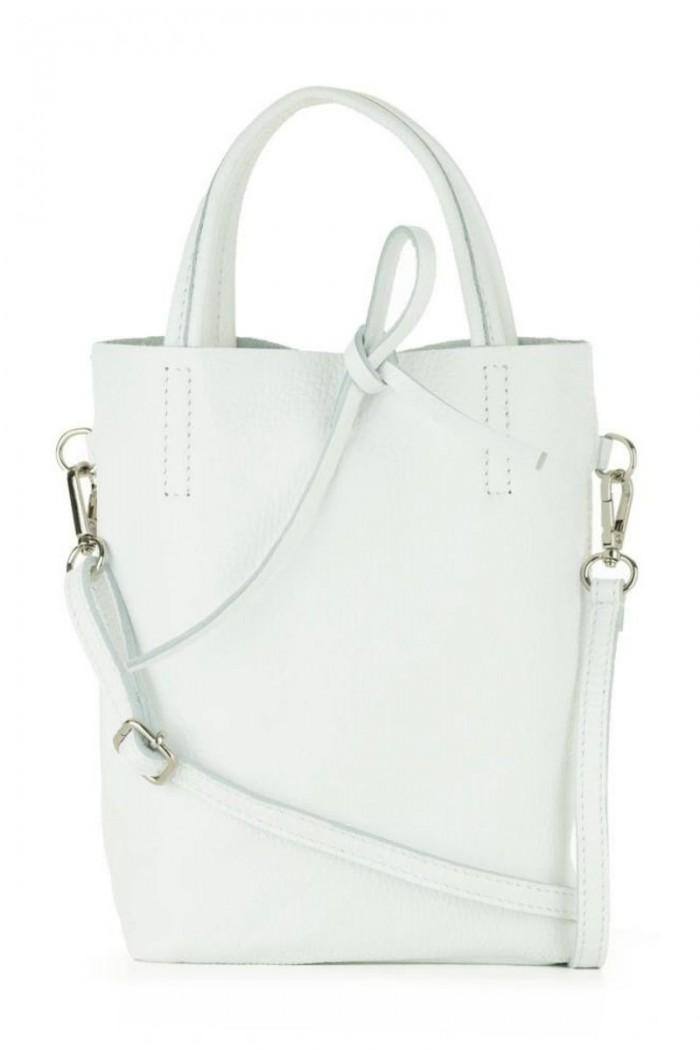 Bolso Marta tipo bombonera blanco
