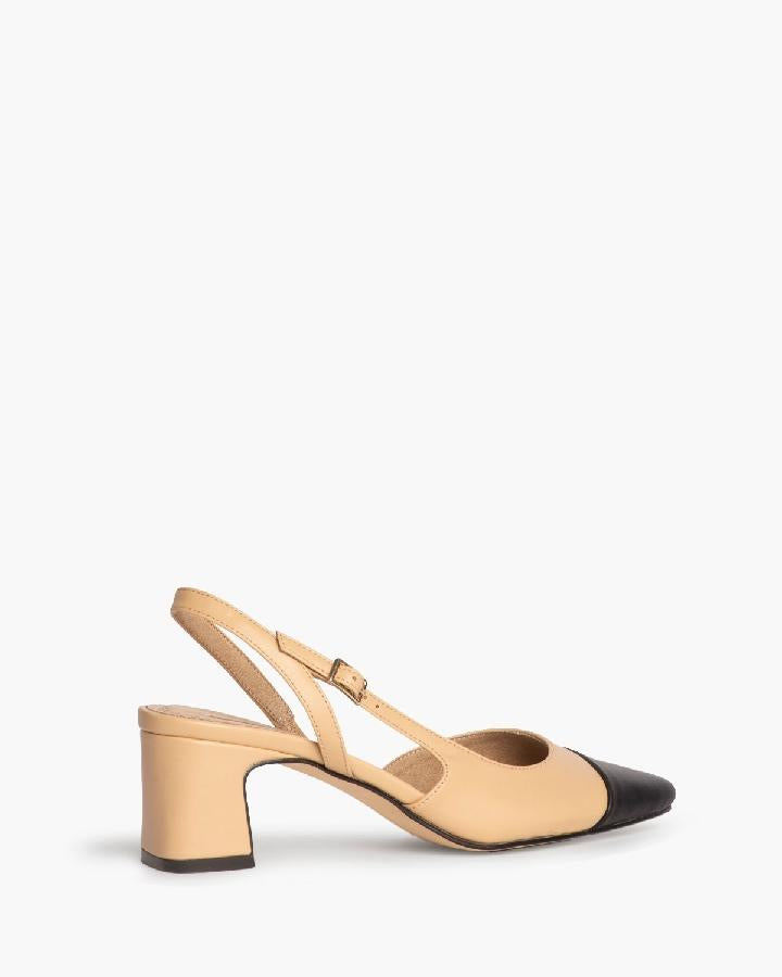 Zapato tipo Chanel camel