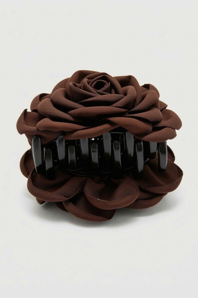 Pinza flor chocolate
