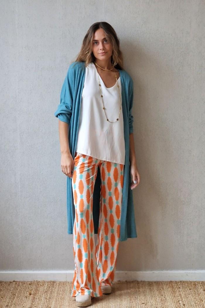 PANTALÓN OVALES NARANJA