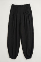 Pantalón jaretas bombacho negro