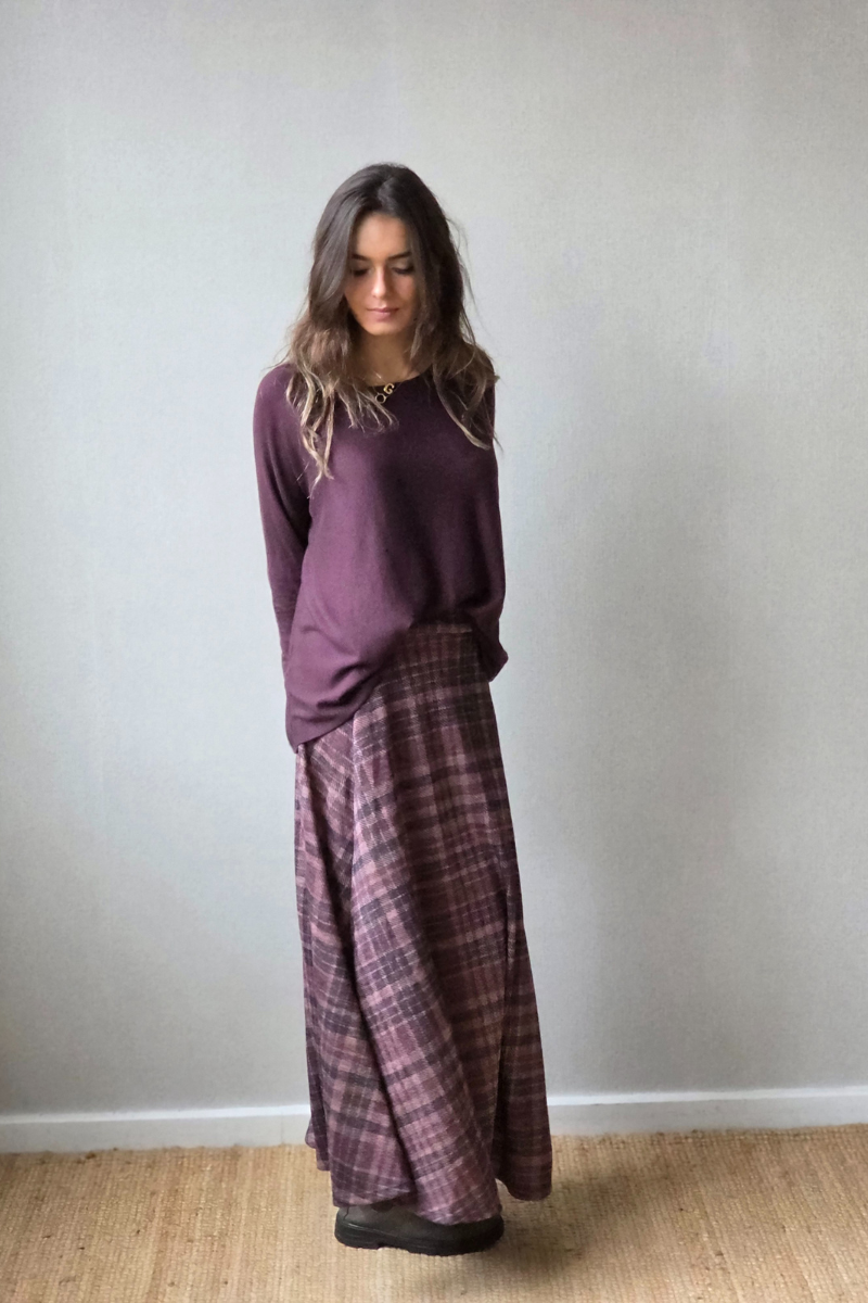 Falda de cuadros rayas